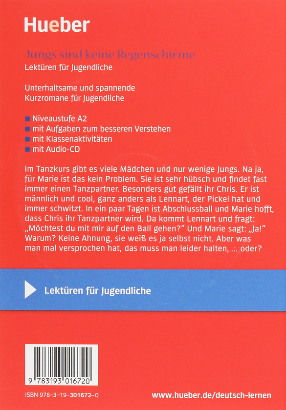 Бумажная книга «A2. Jungs sind keine Regenschirme, Leseheft (+ CD-ROM)», автор Шарлотта Хаберсак - фото №1