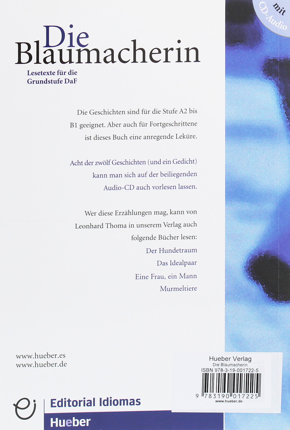 Бумажная книга «A2 - B1. Die Blaumacherin», автор Леонард Тома - фото №1