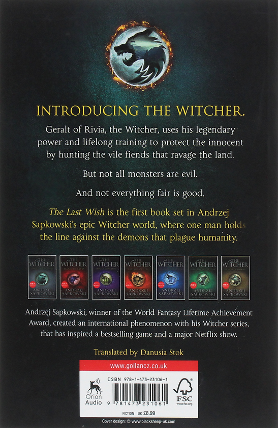 Паперова книга «The Last Wish. Book 1», автор Анджей Сапковський - фото №1