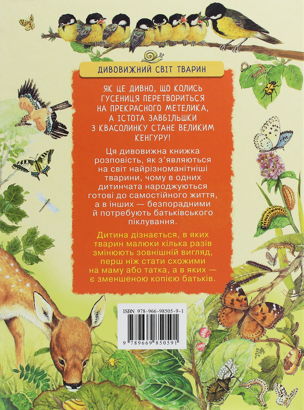 Паперова книга «Дивовижний світ тварин. Мами та малюки» - фото №1