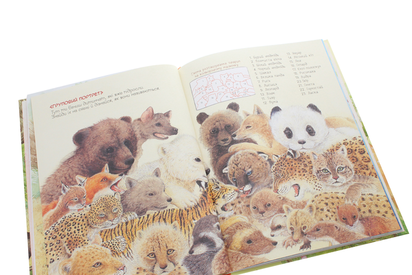 Паперова книга «Дивовижний світ тварин. Мами та малюки» - фото №1