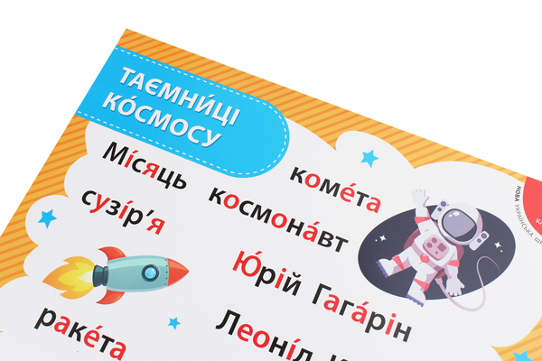 [object Object] «Стіна слів. Комплект тематичних плакатів. 1 клас», автор О. Пальчиківська - фото №5 - мініатюра