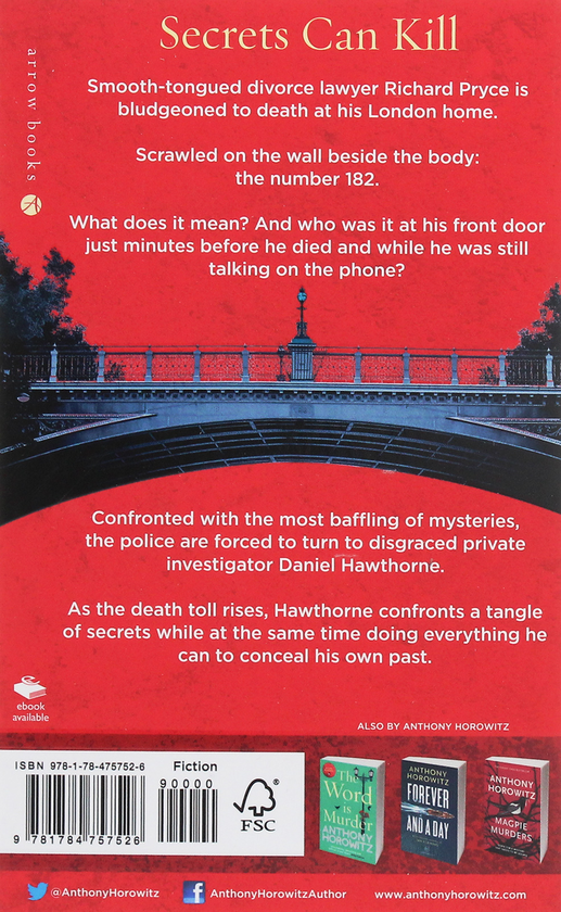 Бумажная книга «The Sentence is Death», автор Энтони Горовиц - фото №1
