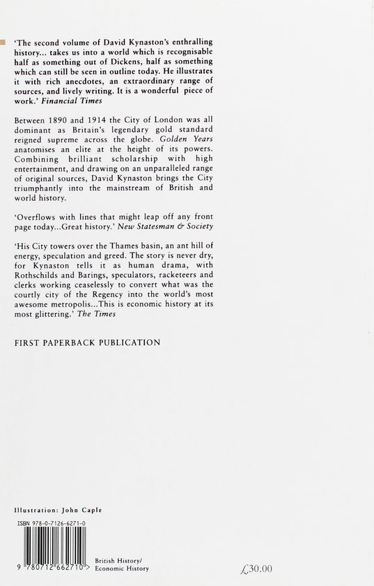 Бумажная книга «The City of London Vol. 2. Golden Years: 1890-1914», автор Дэвид Кайнастон - фото №1