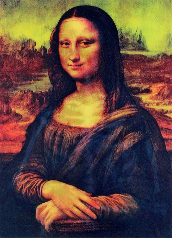  «Стерео листівка Kartenvertrieb Da Vinci Mona Lisa / Skeleton», бренду LM Kartenvertrieb - фото №1
