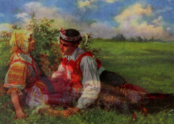 «Стерео открытка Kartenvertrieb Woman & Man», бренда LM Kartenvertrieb - фото №1