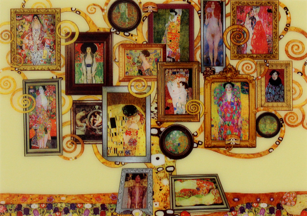  «Стерео открытка Kartenvertrieb Gustav Klimt - Tree», бренда LM Kartenvertrieb - фото №1