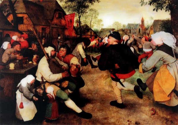  «Стерео листівка Kartenvertrieb Pieter Bruegel - Peasant Dance», бренду LM Kartenvertrieb - фото №1