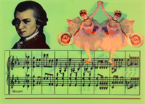 «Стерео листівка Kartenvertrieb Beethoven / Mozart», бренду LM Kartenvertrieb - фото №1