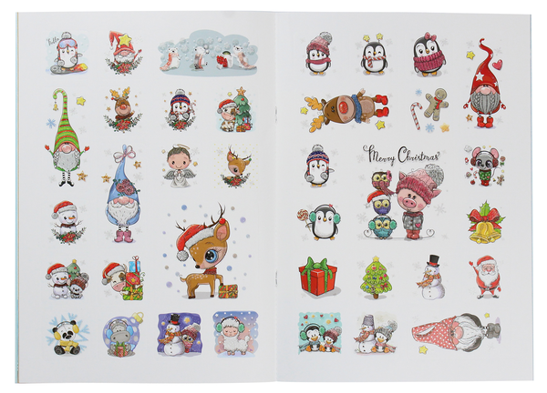 Бумажная книга «Christmas Sticker Book. Колядки» - фото №1