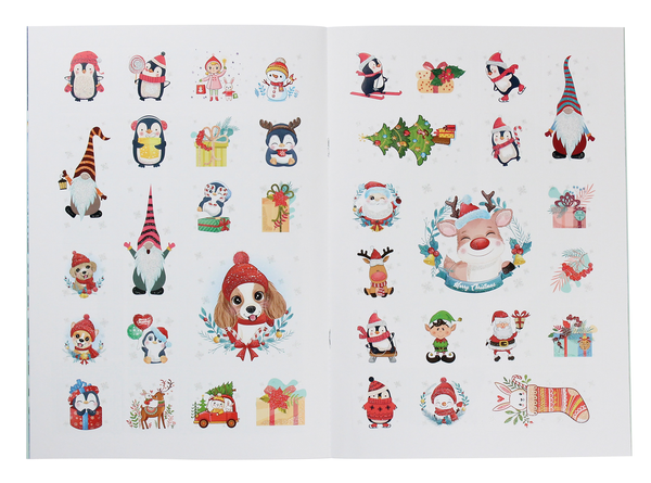 Бумажная книга «Christmas Sticker Book. Ялинка» - фото №1