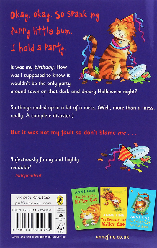 Бумажная книга «The Killer Cat's Birthday Bash», автор Энн Файн - фото №1