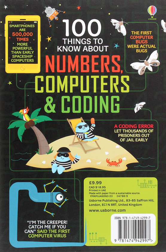 Бумажная книга «100 Things to Know About Numbers, Computers & Coding», авторов Минна Лейси, Элис Джеймс, Эдди Рейнольдс - фото №1