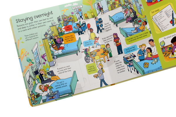Паперова книга «Look Inside a Hospital», автор Кеті Дейнс - фото №1