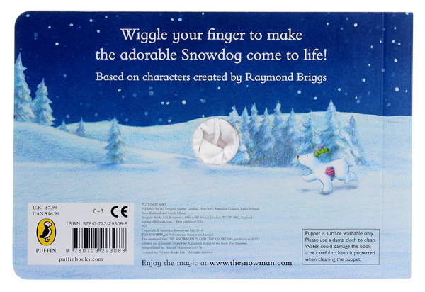 Паперова книга «The Snowman and the Snowdog. Finger Puppet Book», автор Реймонд Бріггс - фото №1
