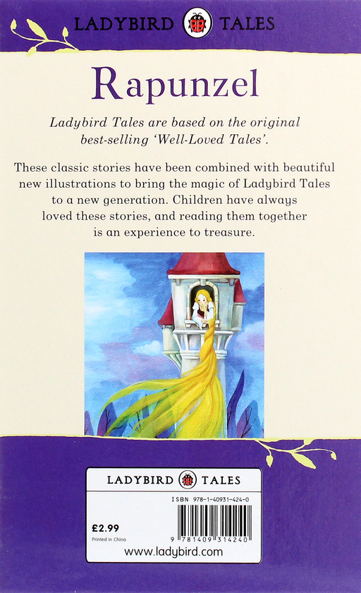 Бумажная книга «Ladybird Tales. Rapunzel», автор Вера Саутгейт - фото №1