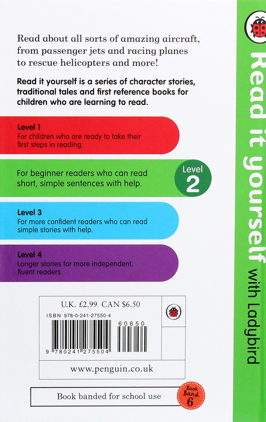 [object Object] «Amazing Aircraft. Read It Yourself with Ladybird. Level 2», автор Кетрін Бейкер - фото №2 - мініатюра