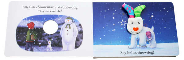 Паперова книга «The Snowman and the Snowdog. Finger Puppet Book», автор Реймонд Бріггс - фото №1