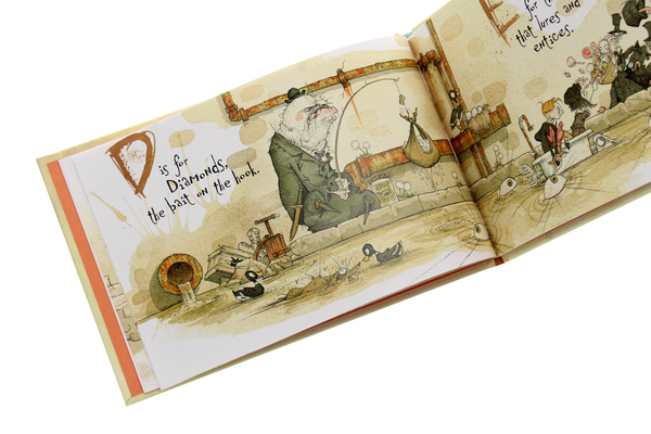 Бумажная книга «The Dangerous Alphabet», автор Нил Гейман - фото №1