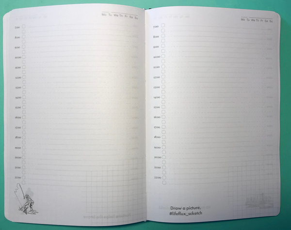 «Блокнот LifeFLUX Notebook Active My perfect day Черный (LFNBELBL013)», бренда LifeFLUX - фото №1