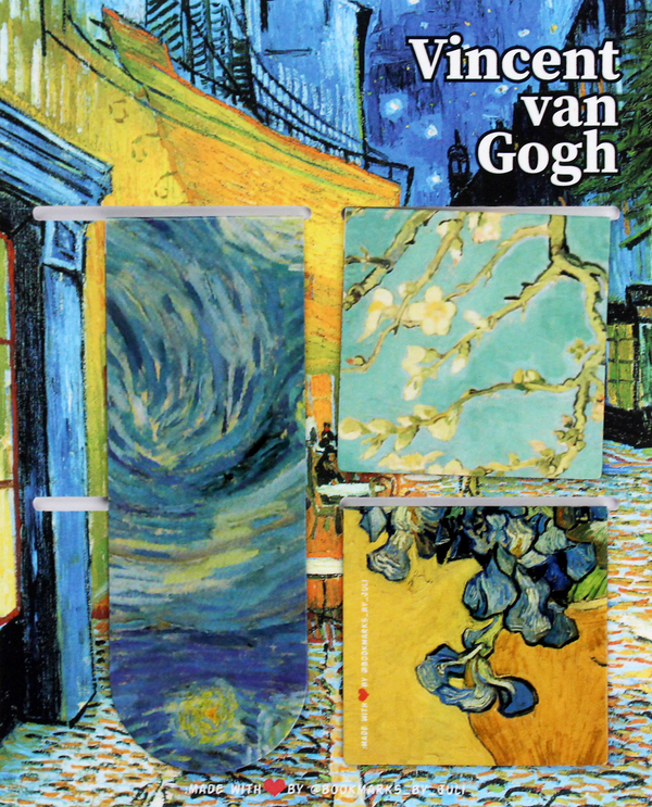 «Набор магнитных закладок для книг Bookmarks Vincent van Gogh №3 3 шт», бренда Bookmarks - фото №1
