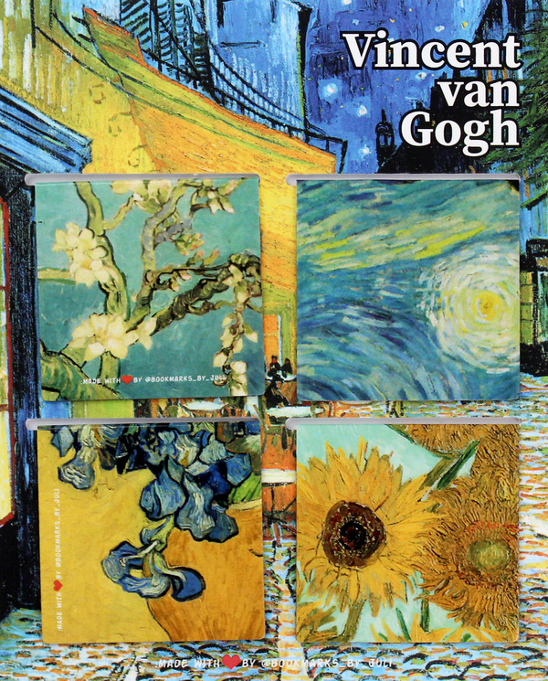 «Набор магнитных закладок для книг Bookmarks Vincent van Gogh №4 4 шт», бренда Bookmarks - фото №1