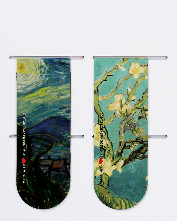 «Набор магнитных закладок для книг Bookmarks Vincent van Gogh №1 2 шт», бренда Bookmarks - фото №1