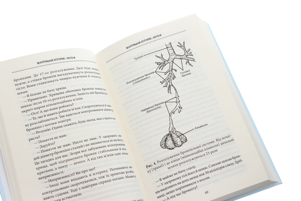 Бумажная книга «Внутрішня історія. Легені. Дивовижний світ нашого дихання», автор Кай-Михаэль Бе - фото №1