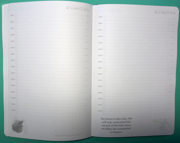 «Блокнот LifeFLUX Notebook Active My perfect day Черный (LFNBELBL013)», бренда LifeFLUX - фото №1