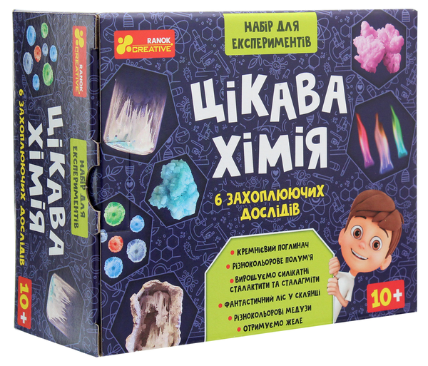  «Набір для експериментів Ranok-Creative Цікава хімія (12114124У)», бренду Ranok-Creative - фото №1