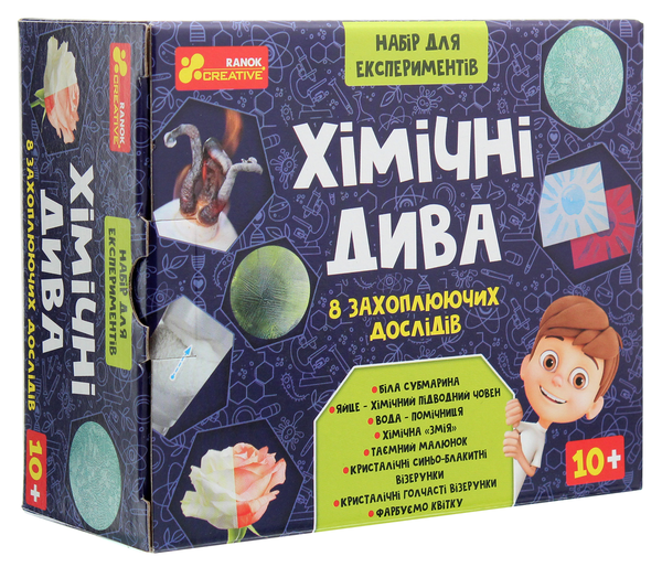 «Набір для експериментів Ranok-Creative Хімічні дива (12114127У)», бренду Ranok-Creative - фото №1