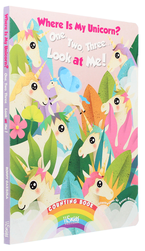 Паперова книга «1,2,3.. Look at me! Counting Book. Where is my Unicorn?», автор Ронні Газзола - фото №1