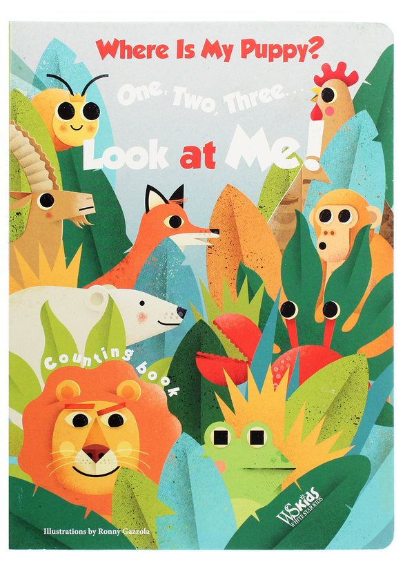 Паперова книга «1, 2, 3 Look At Me! Counting Book. Where is my Puppy», автор Ронні Газзола - фото №1