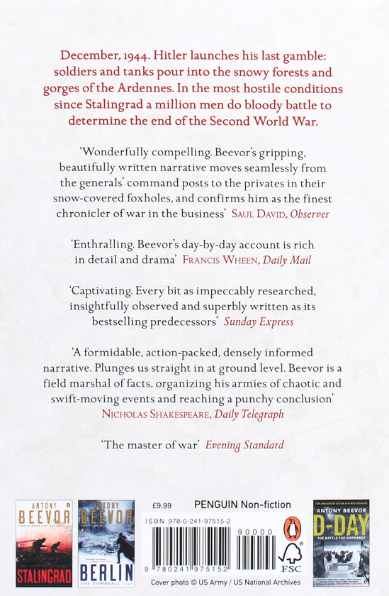 Бумажная книга «Ardennes 1944. Hitler's Last Gamble», автор Энтони Бивор - фото №1