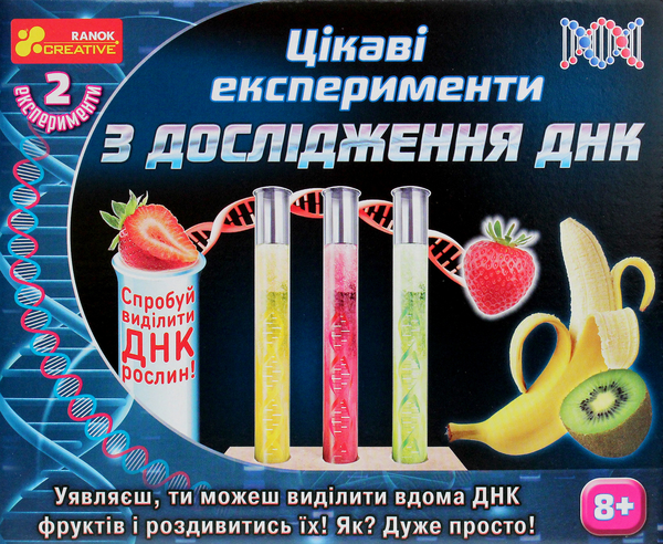 undefined «Набір для експериментів Ranok-Creative Цікаві експерименти з дослідження ДНК (12114095У)», бренду Ranok-Creative - фото №3 - мініатюра