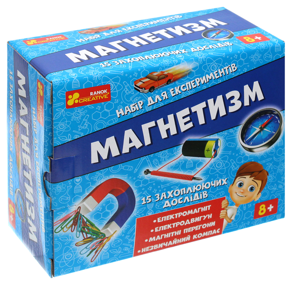 «Набір для експериментів Ranok-Creative Магнетизм (12114148У)», бренду Ranok-Creative - фото №1
