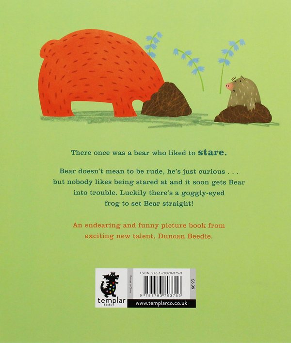 Паперова книга «The Bear Who Stared», автор Дункан Біді - фото №1