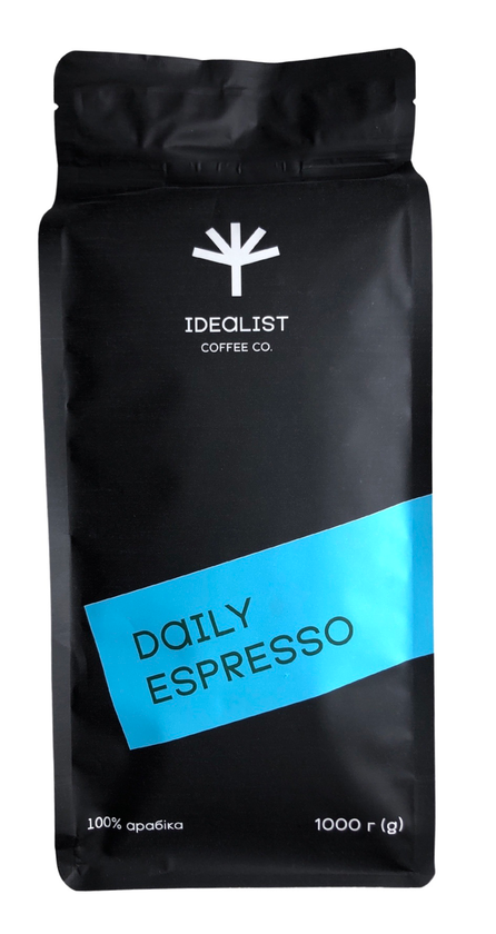 «Кофе в зернах Idealist Coffee Daily Espresso Blend Бразилия-Сальвадор 1 кг», бренда Idealist Coffee - фото №1
