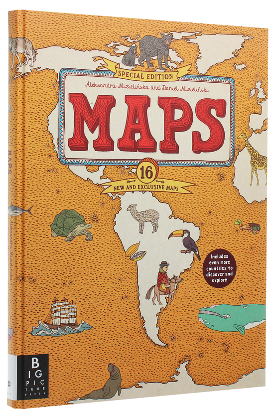 Бумажная книга «Maps», авторов Александра Мизелиньская, Даниэль Мизелиньский - фото №1