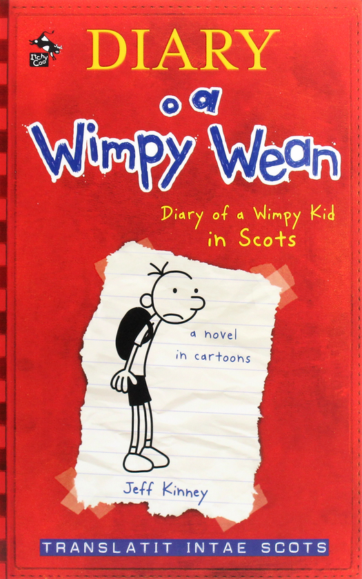 Бумажная книга «Diary o a Wimpy Wean. Diary of Wimpy Kid in Scots», автор Джефф Кинни - фото №1