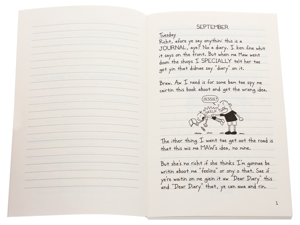 Бумажная книга «Diary o a Wimpy Wean. Diary of Wimpy Kid in Scots», автор Джефф Кинни - фото №1