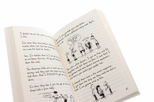Бумажная книга «Diary o a Wimpy Wean. Diary of Wimpy Kid in Scots», автор Джефф Кинни - фото №1