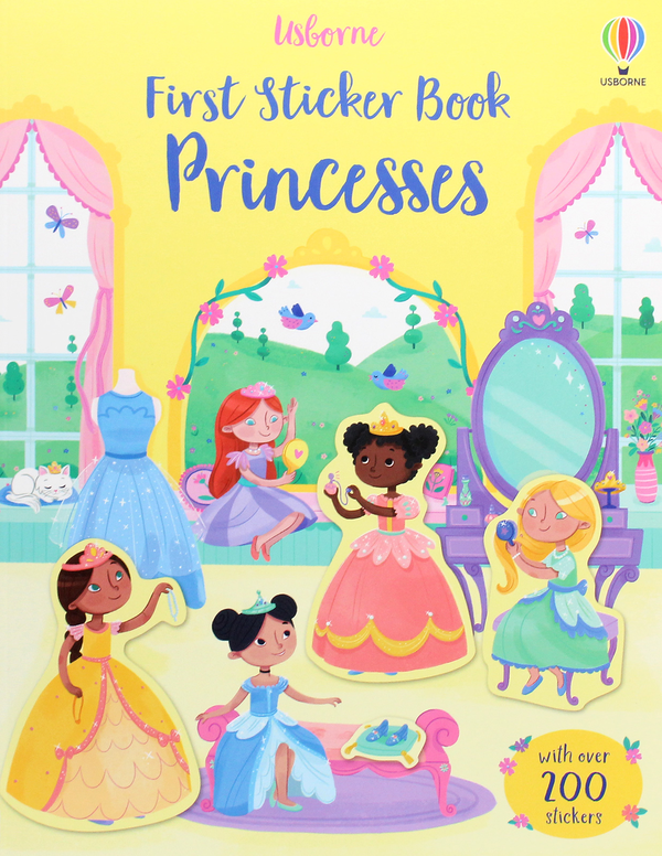 Паперова книга «First Sticker Book Princesses», автор Керолайн Янг - фото №1