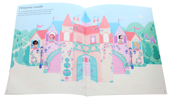 Паперова книга «First Sticker Book Princesses», автор Керолайн Янг - фото №1