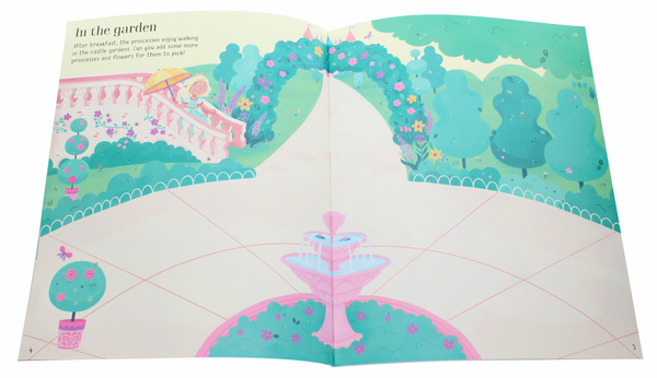 Паперова книга «First Sticker Book Princesses», автор Керолайн Янг - фото №1