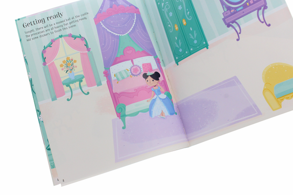 Паперова книга «First Sticker Book Princesses», автор Керолайн Янг - фото №1