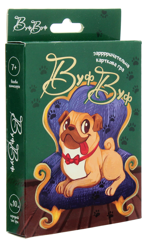  «Карточная игра Strateg Вуф Вуф (30955)», бренда Strateg - фото №1