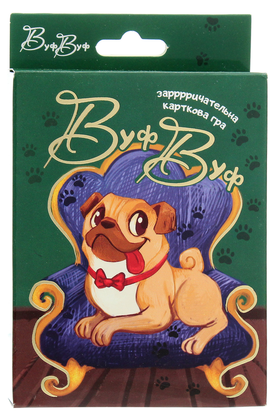  «Карточная игра Strateg Вуф Вуф (30955)», бренда Strateg - фото №1