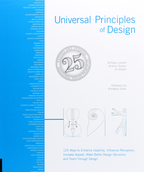 Бумажная книга «Universal Principles of Design», авторов Уильям Лидвелл, Критина Холден, Джилл Батлер - фото №1