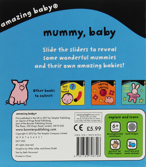 Паперова книга «Mummy, Baby», автор Бет Гарвуд - фото №1